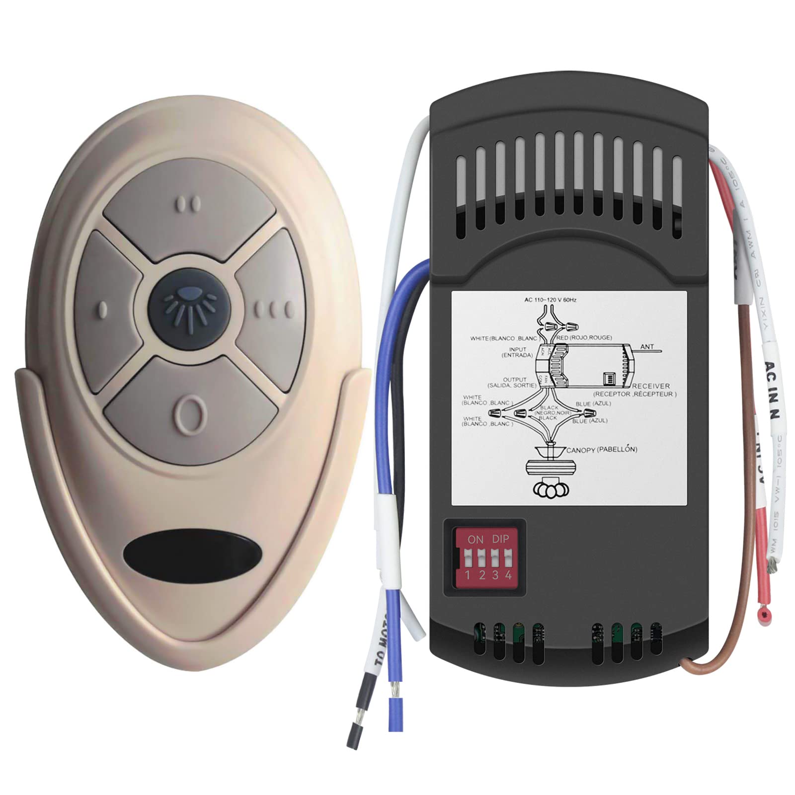 FEKOTS Ceiling Fan Remote Kit for FAN-35T