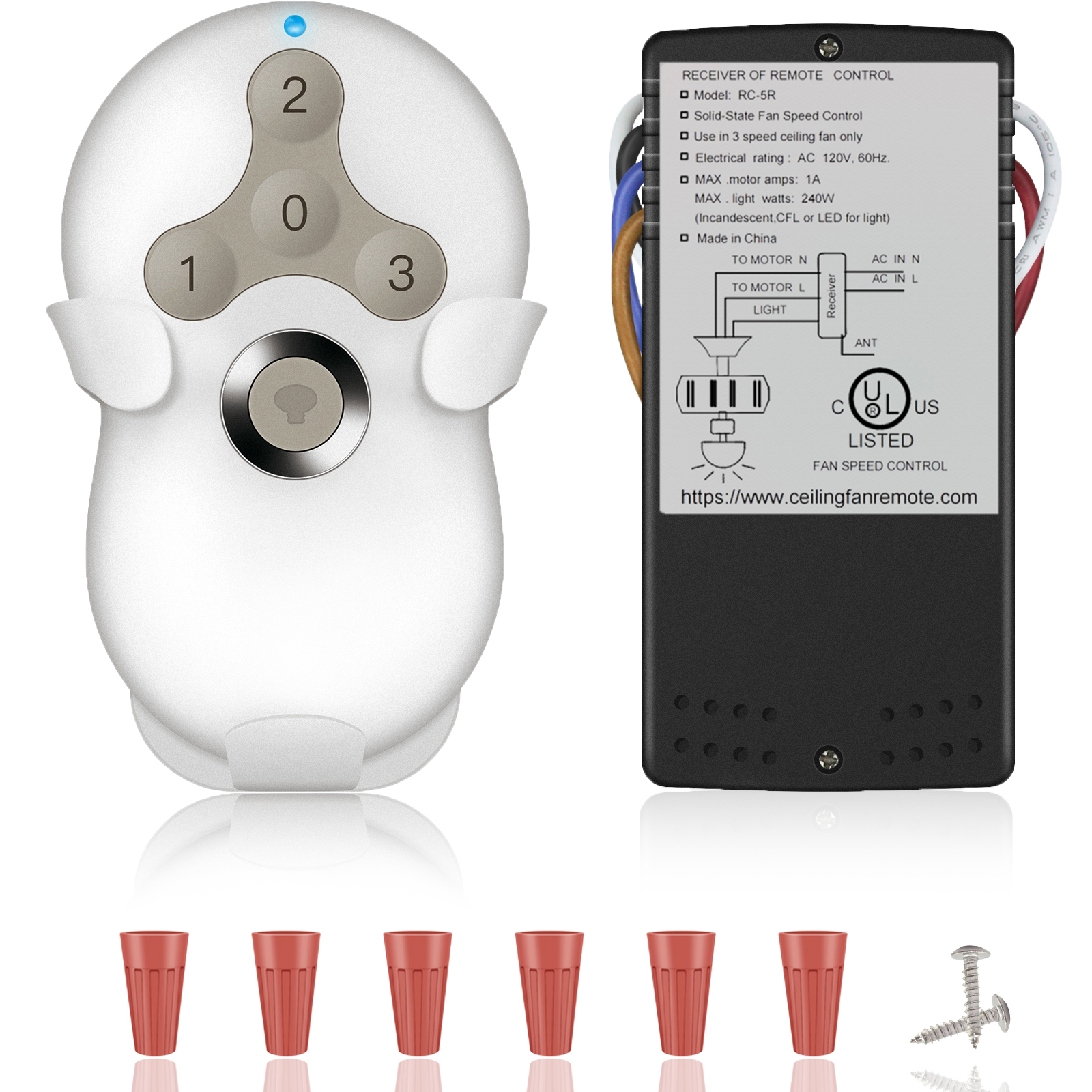 FEKOTS Smart Ceiling Fan Remote Kit for 99122