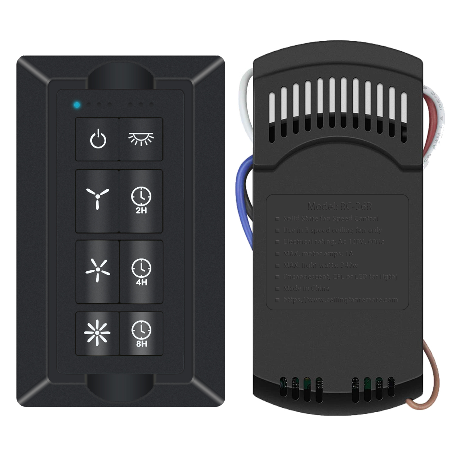 FEKOTS Smart Ceiling Fan Remote Kit for AC Fan ...